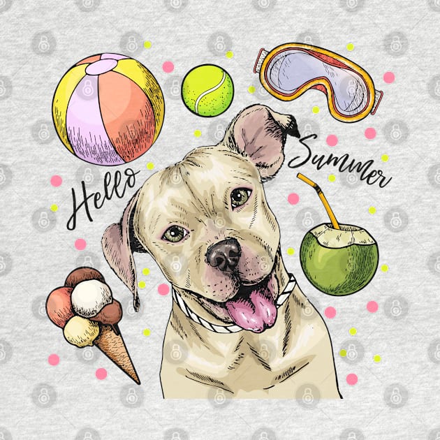 Pitbull Hello Summer by Mako Design 